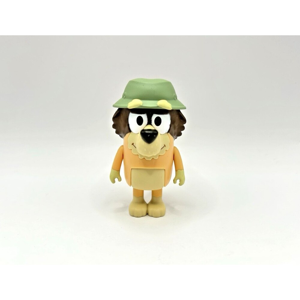 Bluey Grandad Figure Heeler Mort Cattle Grandpa Extended Family Green Hat